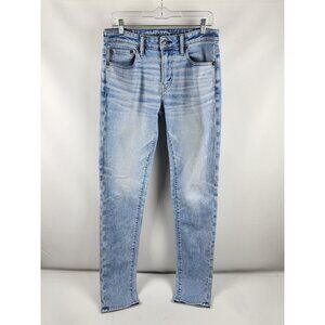 American Eagle Jeans Mens 32x34 Blue Airflex + Temp Tech Skinny Leg Denim